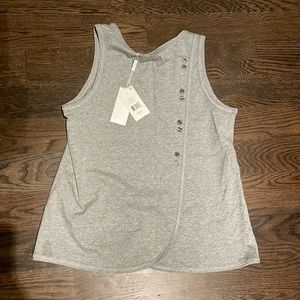 NWT Derek Lam 10 Crosby grey tank